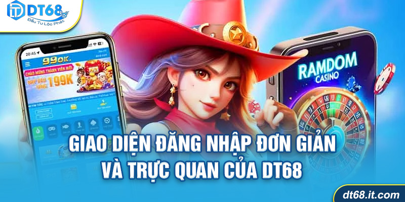 Màn hình đăng nhập DT68